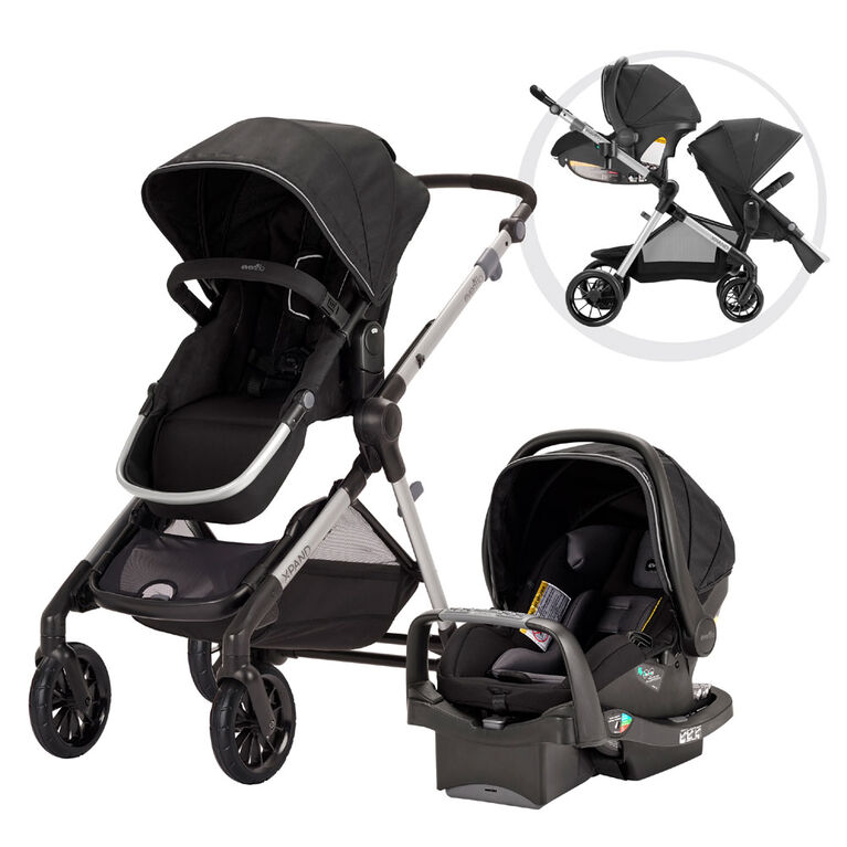 evenflo pivot modular travel system with safemax