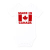 Oh Canada! By RTL Combinaison Blanche Fabriqué au Canada nouveau-né