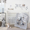 Originaux de l'heure du lit - Mobile musical pour lit de bébé Petits chenapans - Gris.