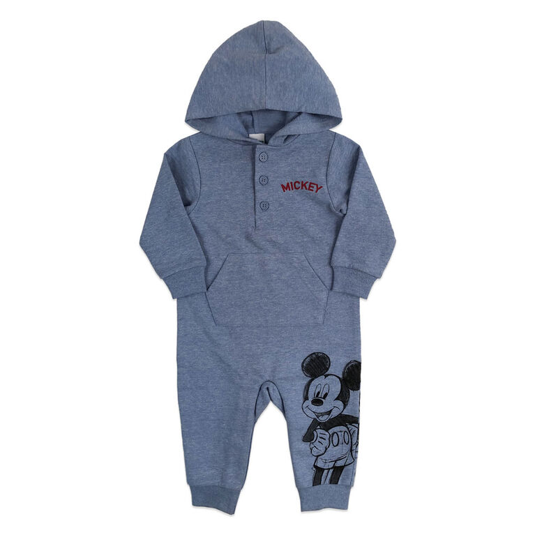 Disney Mickey Mouse Jumpsuit - Blue, 24 Months