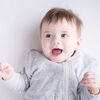 Juddlies - Breathe EZE Sleeper Pale Grey Fleck - L 12-18m