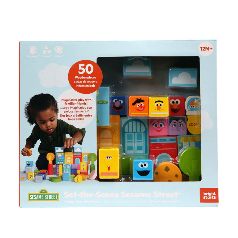 SettheScene Sesame Street Wooden Storytelling Blocks Babies R Us Canada