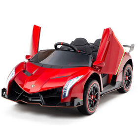 KidsVip 12V Lamborghini Veneno avec RC - Rouge