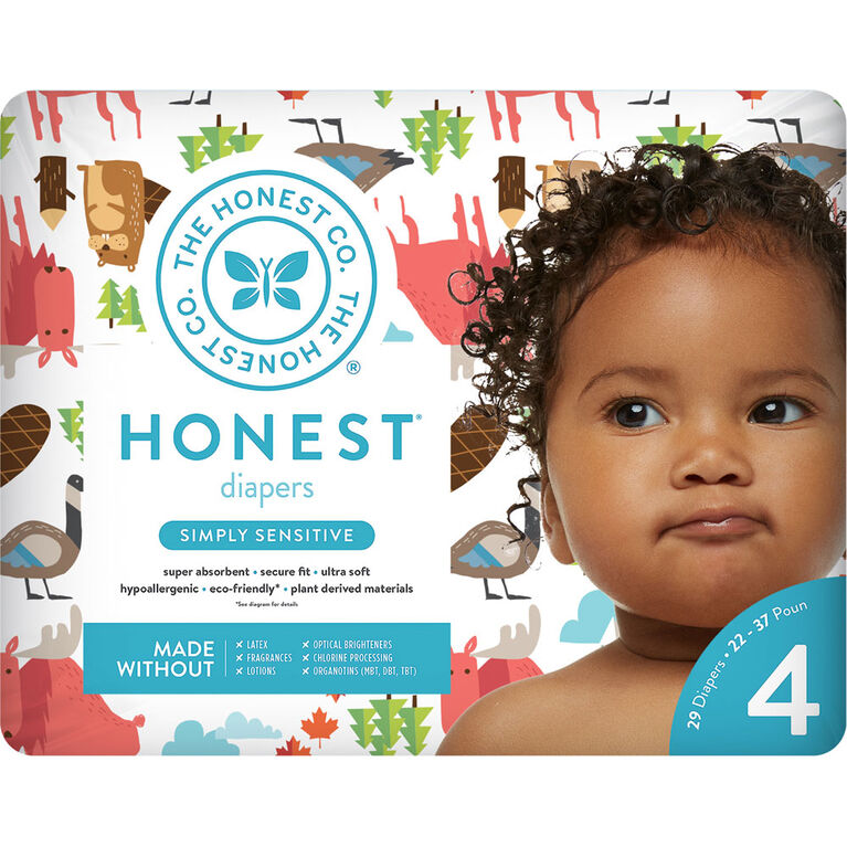 Honest diapers outlet size 4