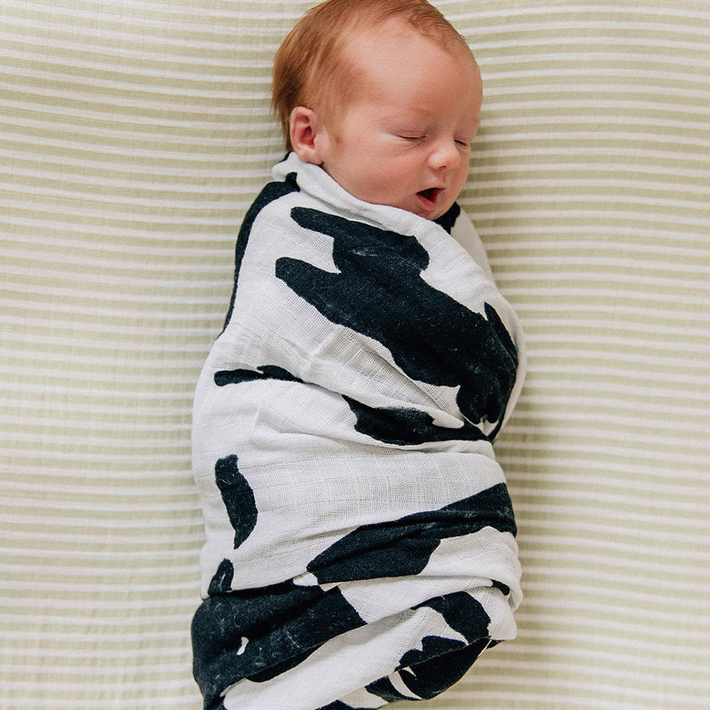 Red Rover Cotton Muslin Swaddle 3 Pack Howdy Horse