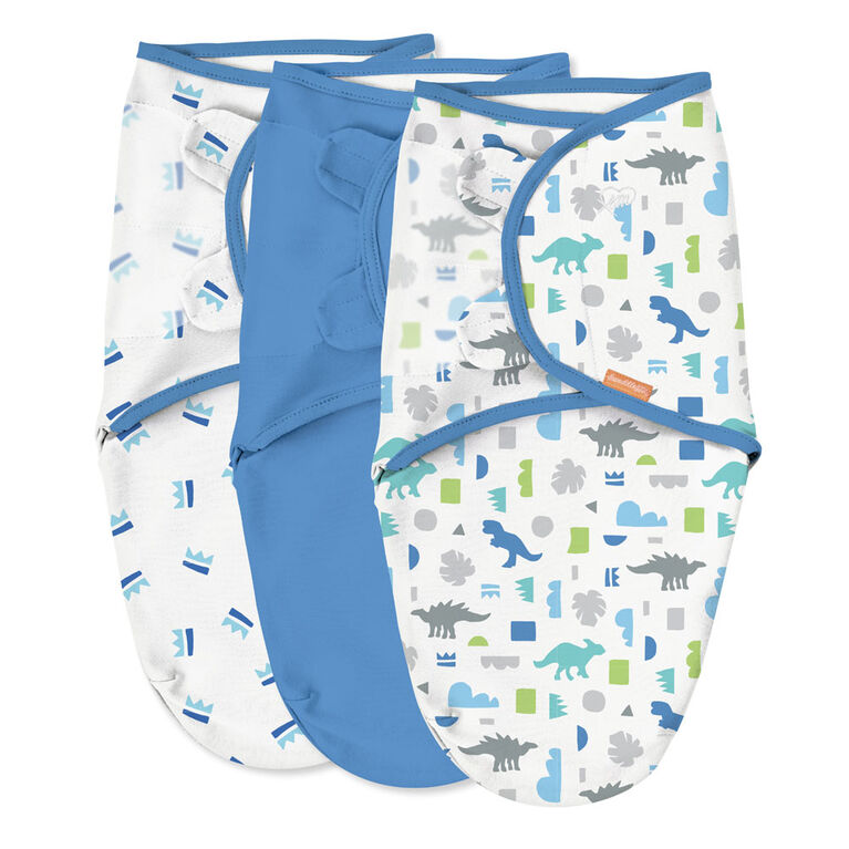 SwaddleMe 3 Pack Original Swaddle DINO TIME