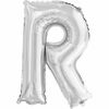 14" Silver Letter Balloons - R