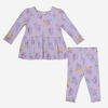Disney Princess Legging Set Lilac 9/12M