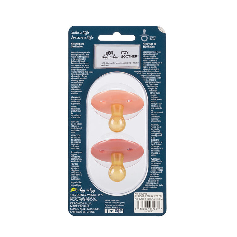 Itzy Ritzy Itzy Soother Sucette en caoutchouc naturel 0-6 mois