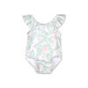 Koala Baby 1Pc Swimsuit Green Floral Print, 12 Months