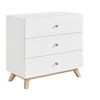 Visby 3 Drawer Dresser  White / Natural - R Exclusive