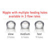 NUK Simply Natural Slow Flow Bottle Nipples, 2 Pack, 0+ Months