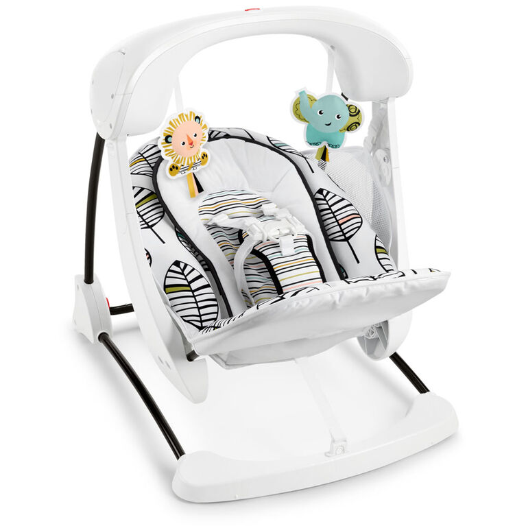 Fisher-Price - Balancelle-siège portative de luxe - Chute de feuilles