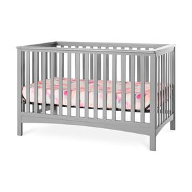 Forever Eclectic by Child Craft London 4-in-1 Convertible Crib, Cool Gray