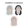 Diono Cuddle Soft 2-in-1 Baby Head Neck Body Support Pillow For Newborn Baby Super Soft Car Seat Insert Cushion, Perfect for Infant Car Seats, Convertible Car Seats, Strollers, Gray/ Blue