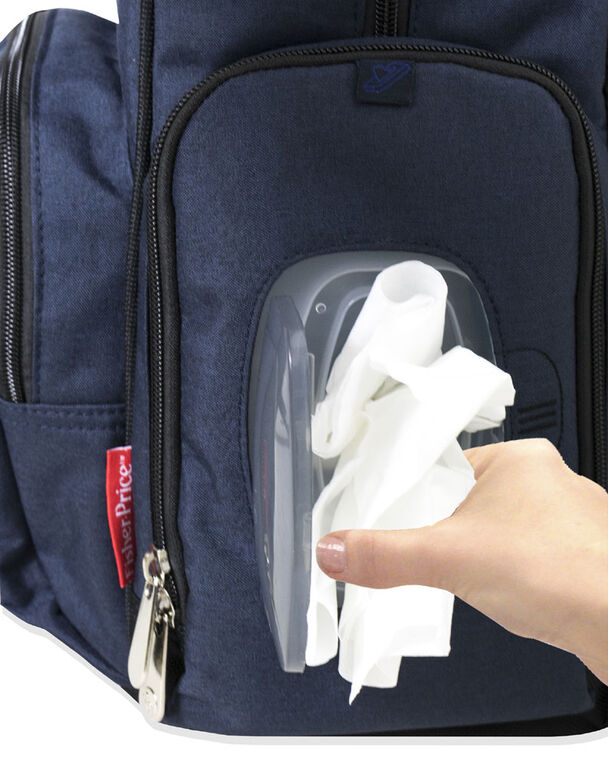 Fisher Price Denim Deluxe Backpack