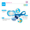 MAM Pearl 6+ Ensemble Suce et Clip - Bleu.