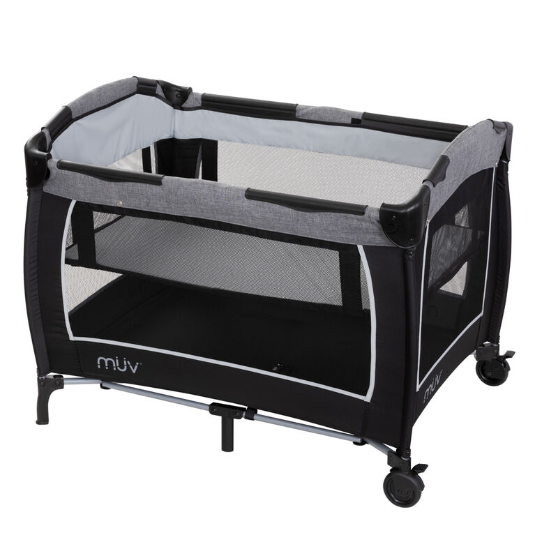 MUV Lil Snooze Deluxe III Playard Oxford Grey