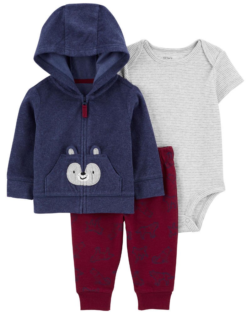 Carter s Three Piece Little Cardigan Set Navy 6M Babies R Us Canada