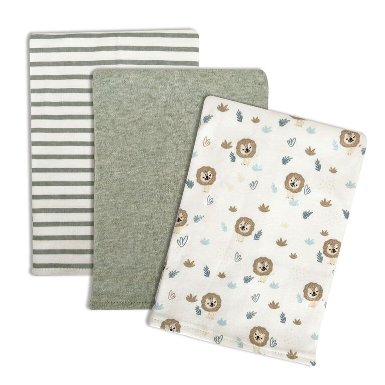 Koala Baby Lot de 3 Bordures en jersey Lions