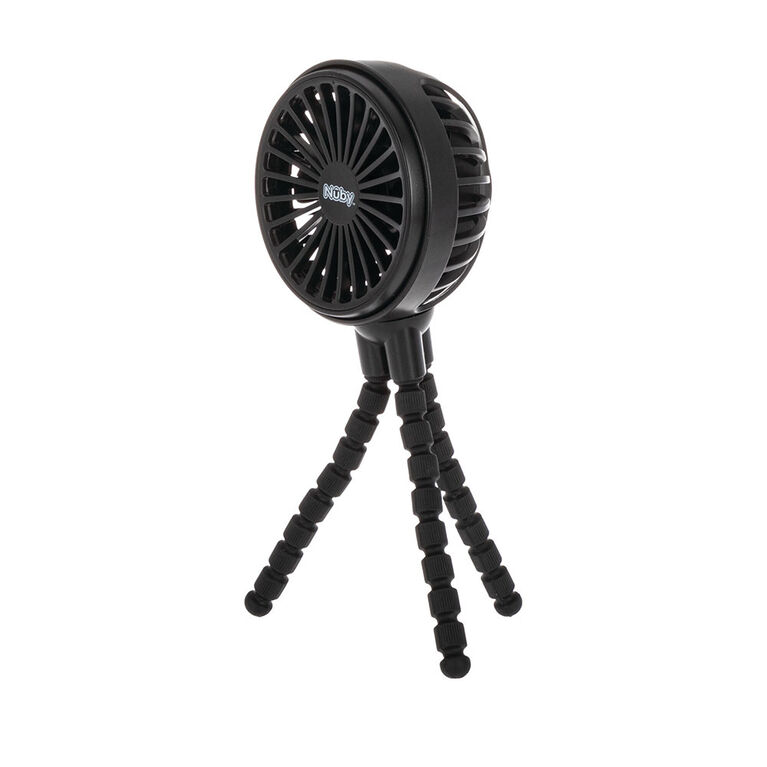 Ventilateur Portatif a pied flexible de Nuby - Noir
