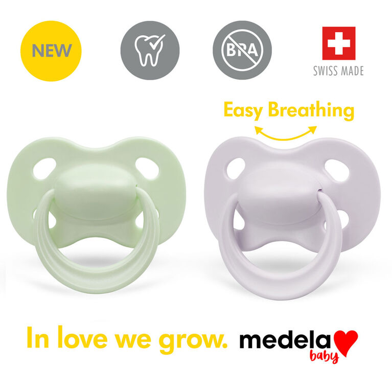 Medela Baby Pacifier 0-6M Pastel Unisex