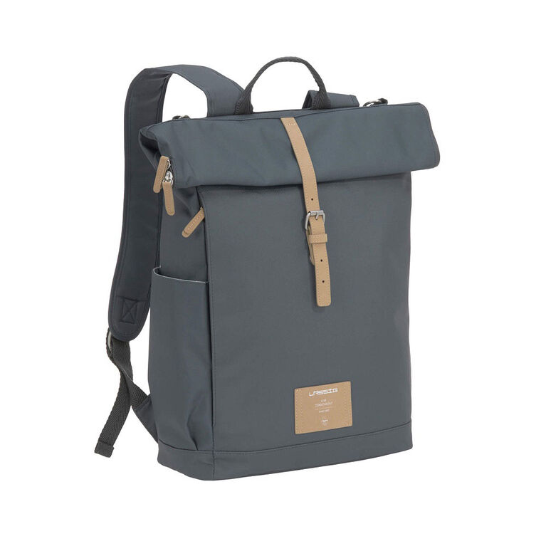 Lassig Green Label Rolltop Sac à dos à couches Anthracite