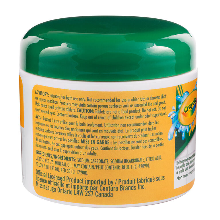 Crayola Crayons Colour Fragrance Free Bath Dropz Tablet 51g