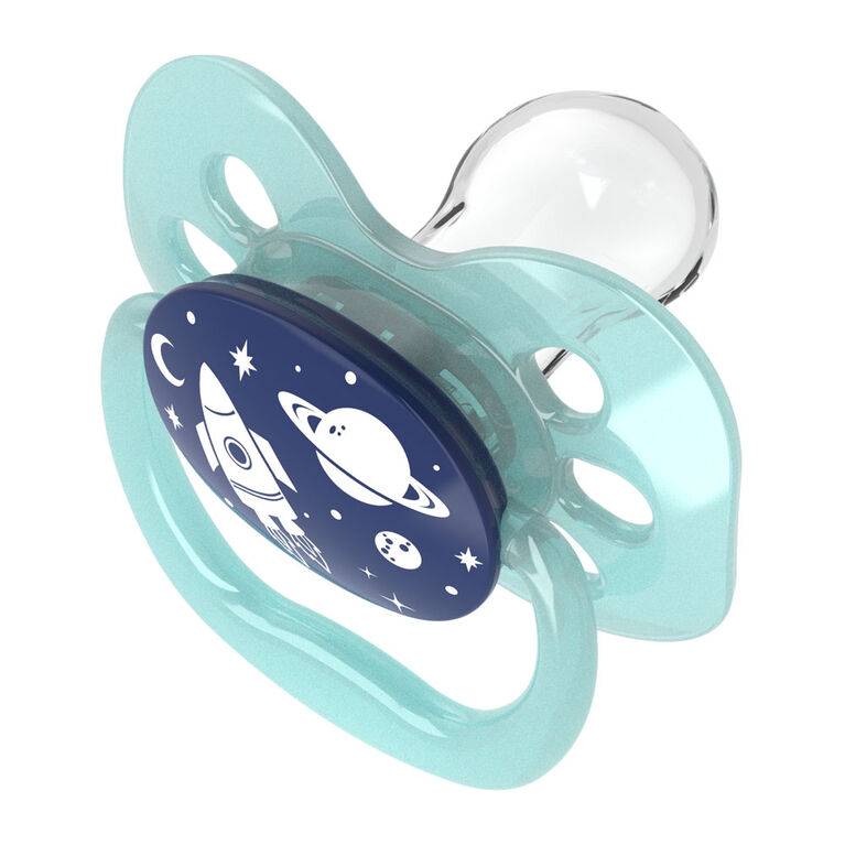 Dr. Brown's Advantage Pacifier Stage 1 4pk Blue