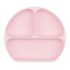 Bumkins Silicone Grip Dish, BPA Free - Pink