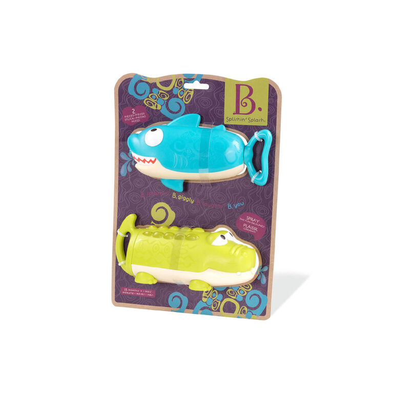 Arroseur Splishin' Splash, B. Toys Ensemble de 2 pièces