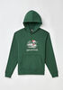 Northern Reflections Adult Festive Loon Hoodie Green