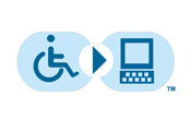 footer accessibility logo
