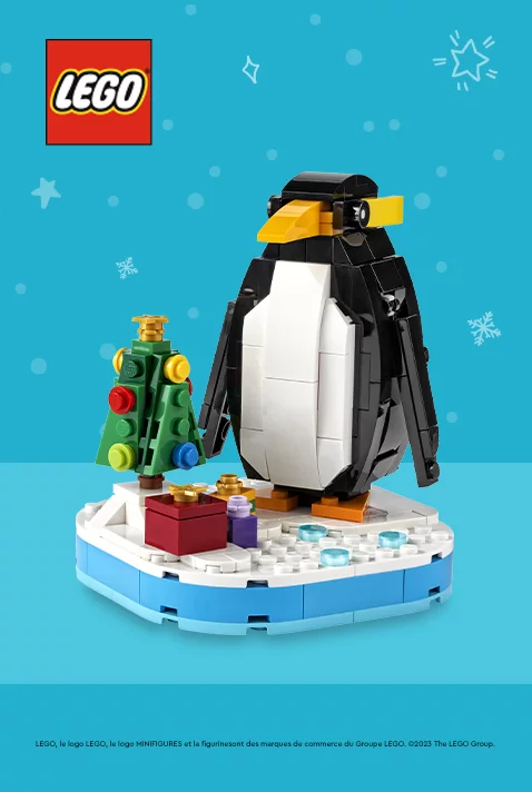 Prime avec achat LEGO® Le pingouin de Noël
