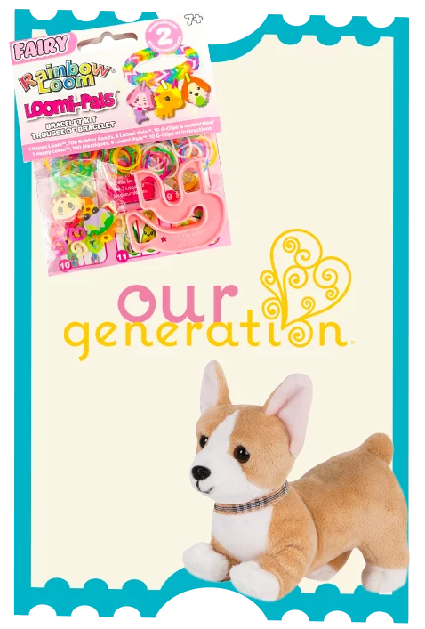 Activité Rainbow Loom™ + Promotion Adoption de chien Our Generation