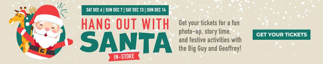 Hang out with Santa in-store