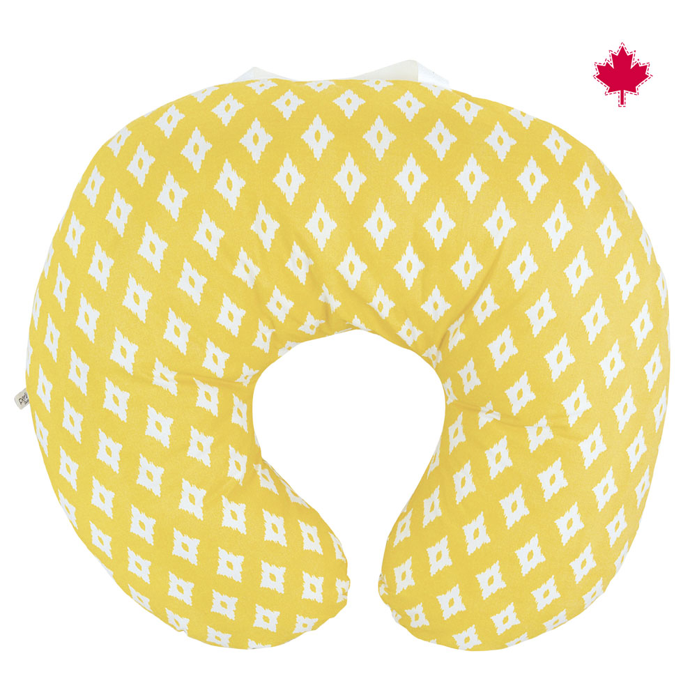 Perlimpinpin Nursing Pillow With Removable Cover Yellow Babies R Us