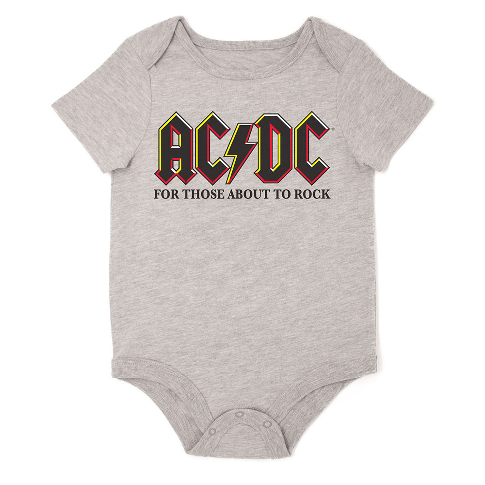 AC/DC Bodysuit Grey NB | Babies R Us Canada