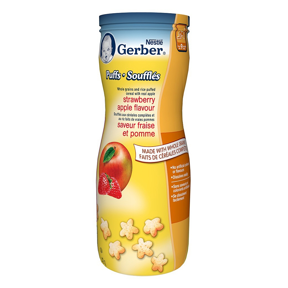 gerber baby puffs strawberry