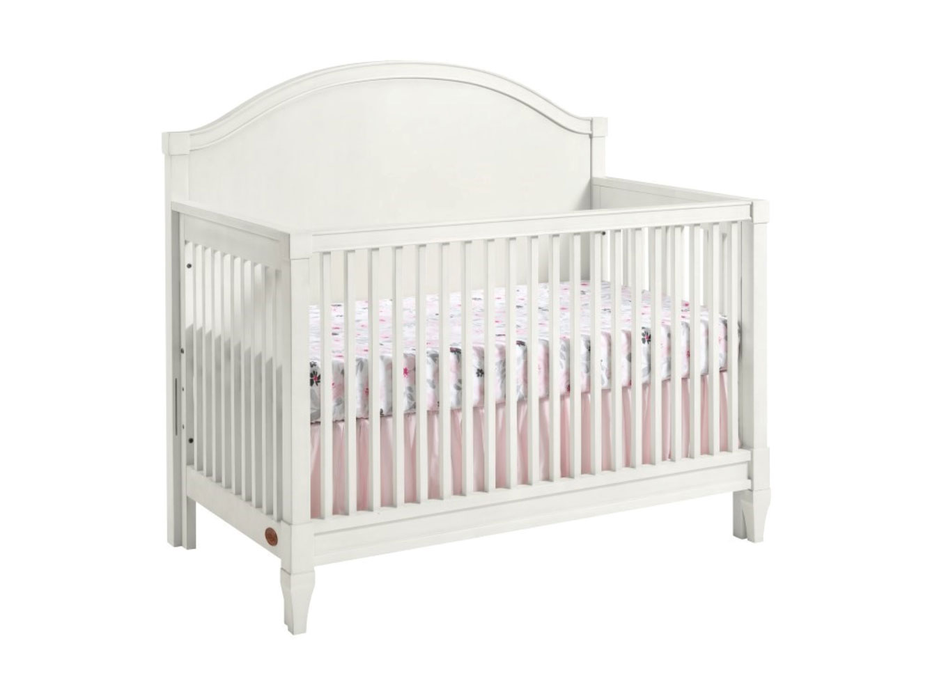 Oxford Baby Elizabeth 4 in 1 Convertible Crib Vintage White R