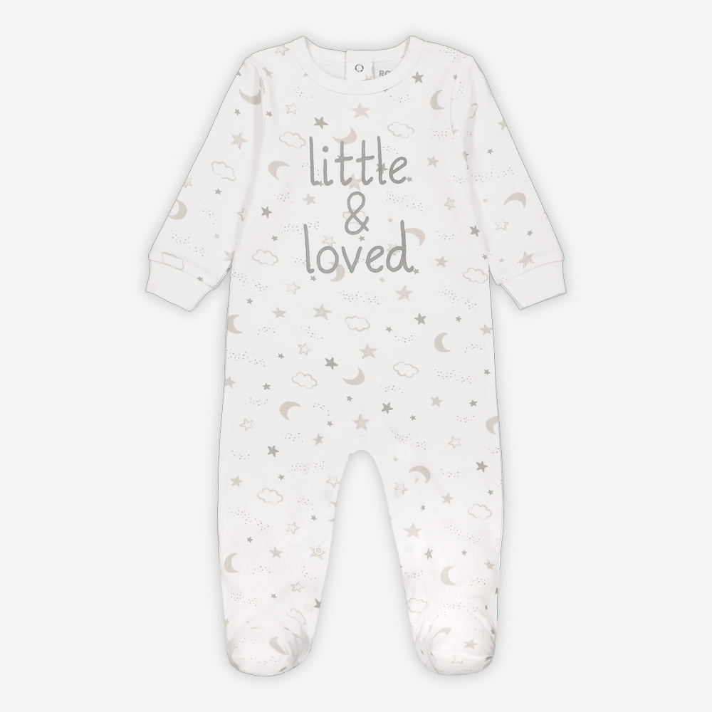 Rococo Footed Sleeper Grey 9/12M Babies R Us Canada