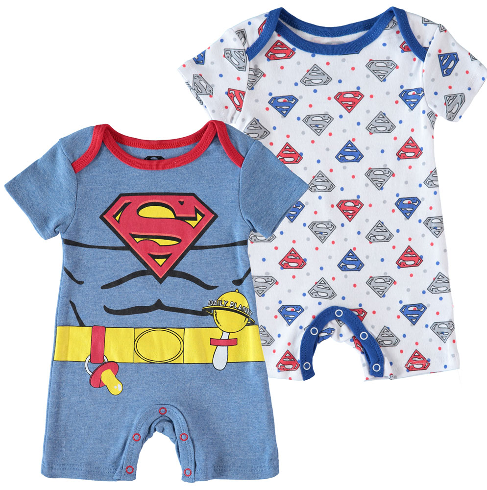 superman romper baby