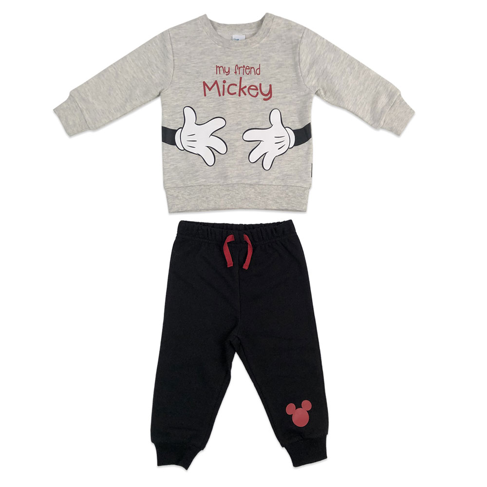 Disney Mickey Mouse Fleece pant set - Oatmeal, 6 Months | Babies R Us ...