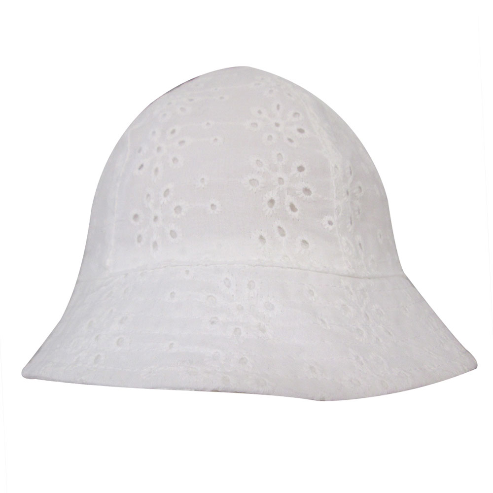 Baby B Bucket Hat Eyelet, White, 012M Babies R Us Canada