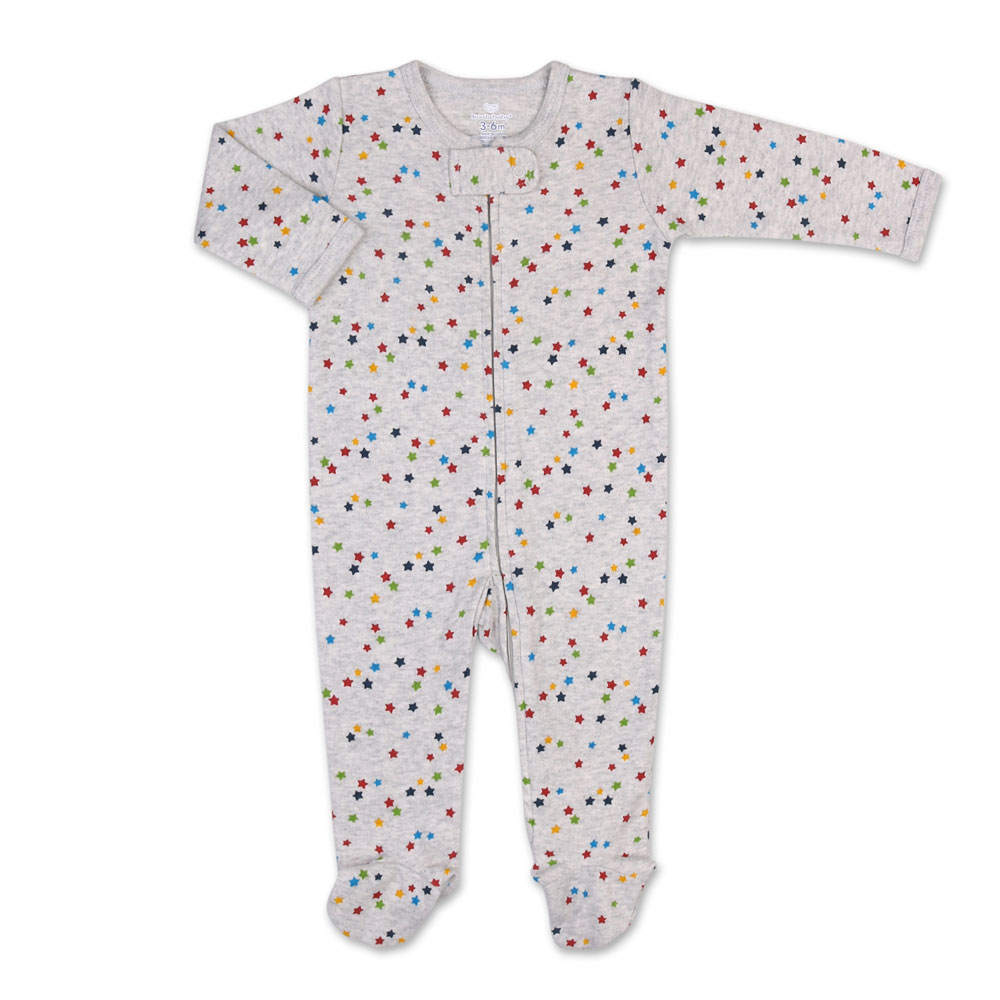 colon　0102 ♡ Koala Baby Multi Star Print Zip-Front Sleeper, 12 Months