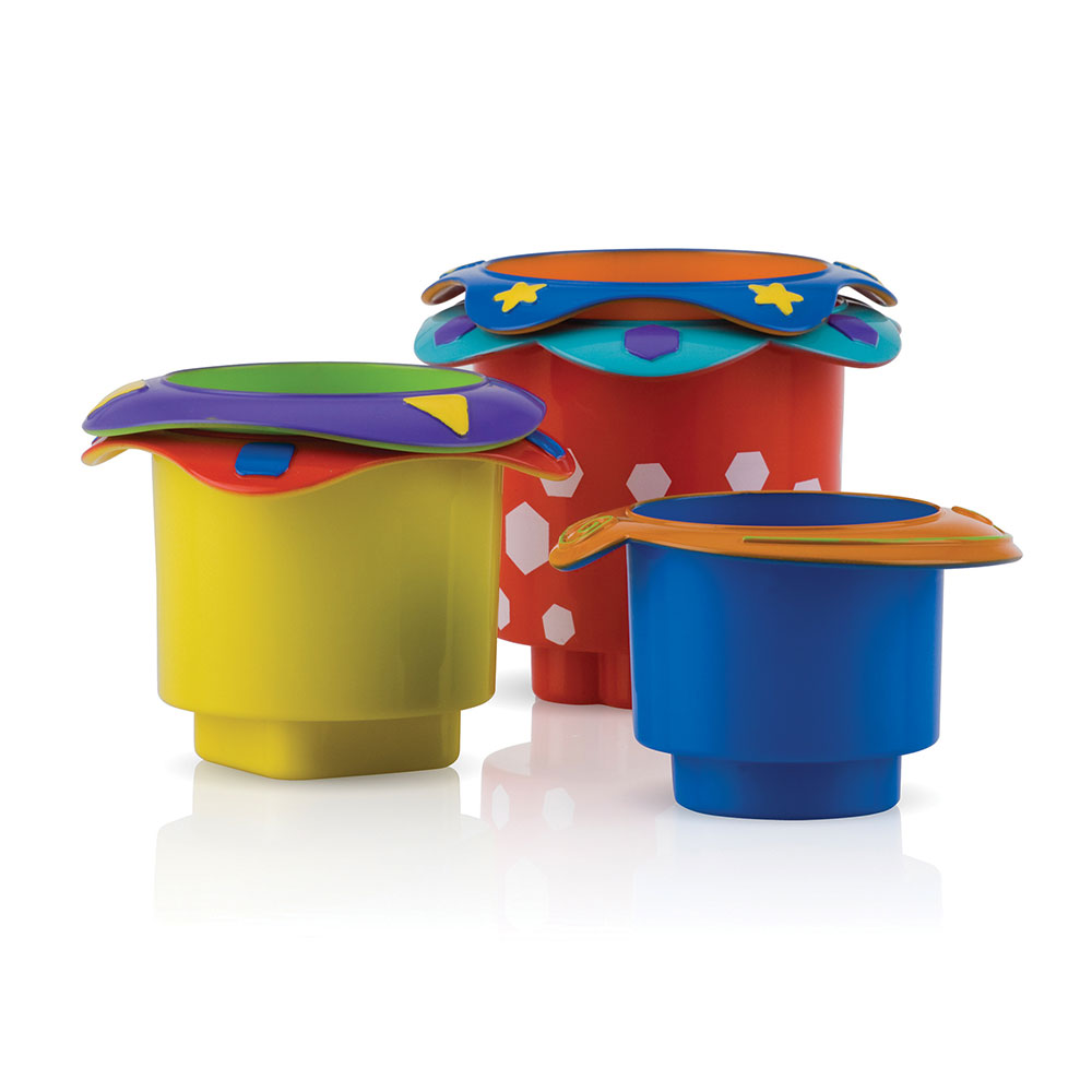 nuby splish splash stacking cups