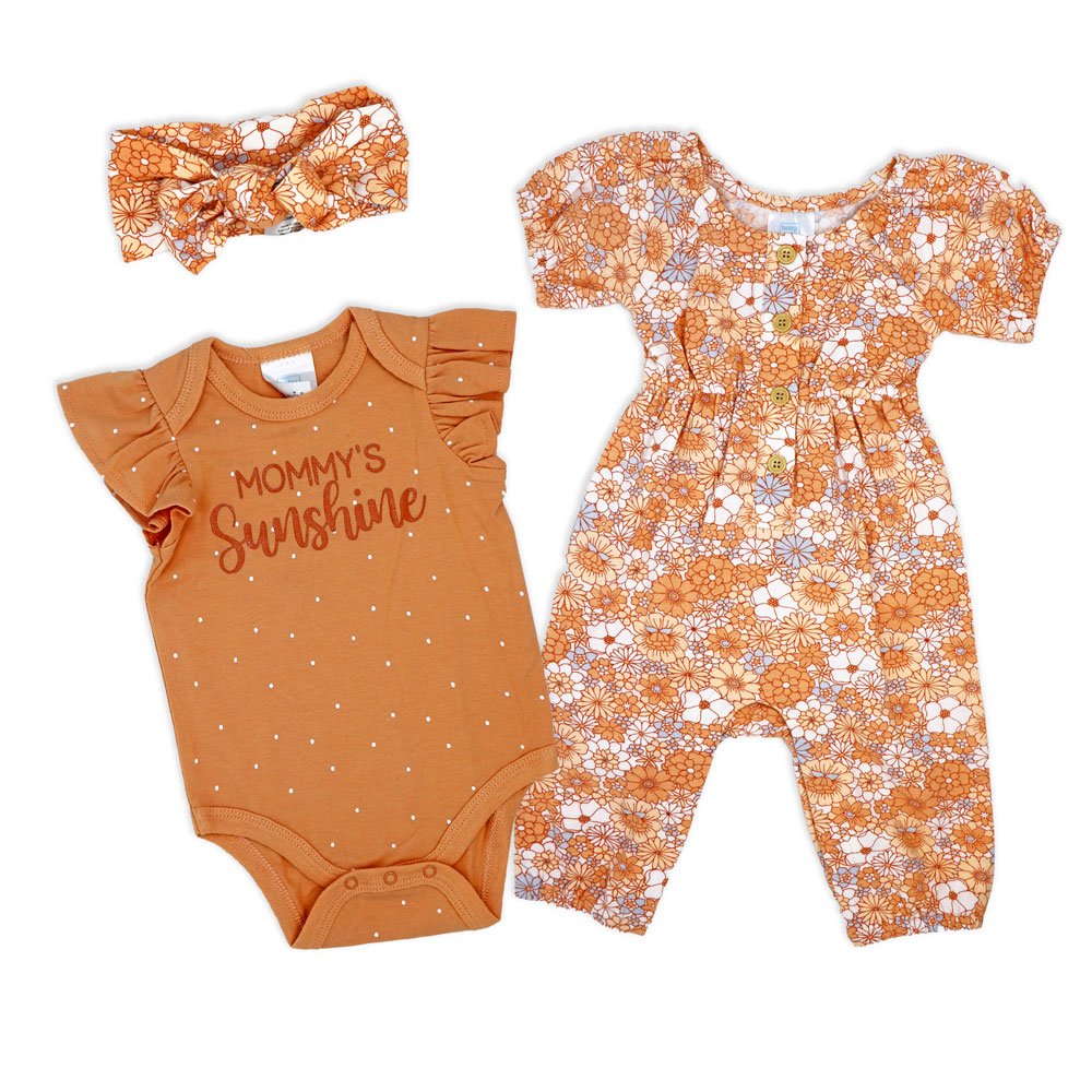 Baby Mode Peach Jumpsuit Set Babies R Us Canada
