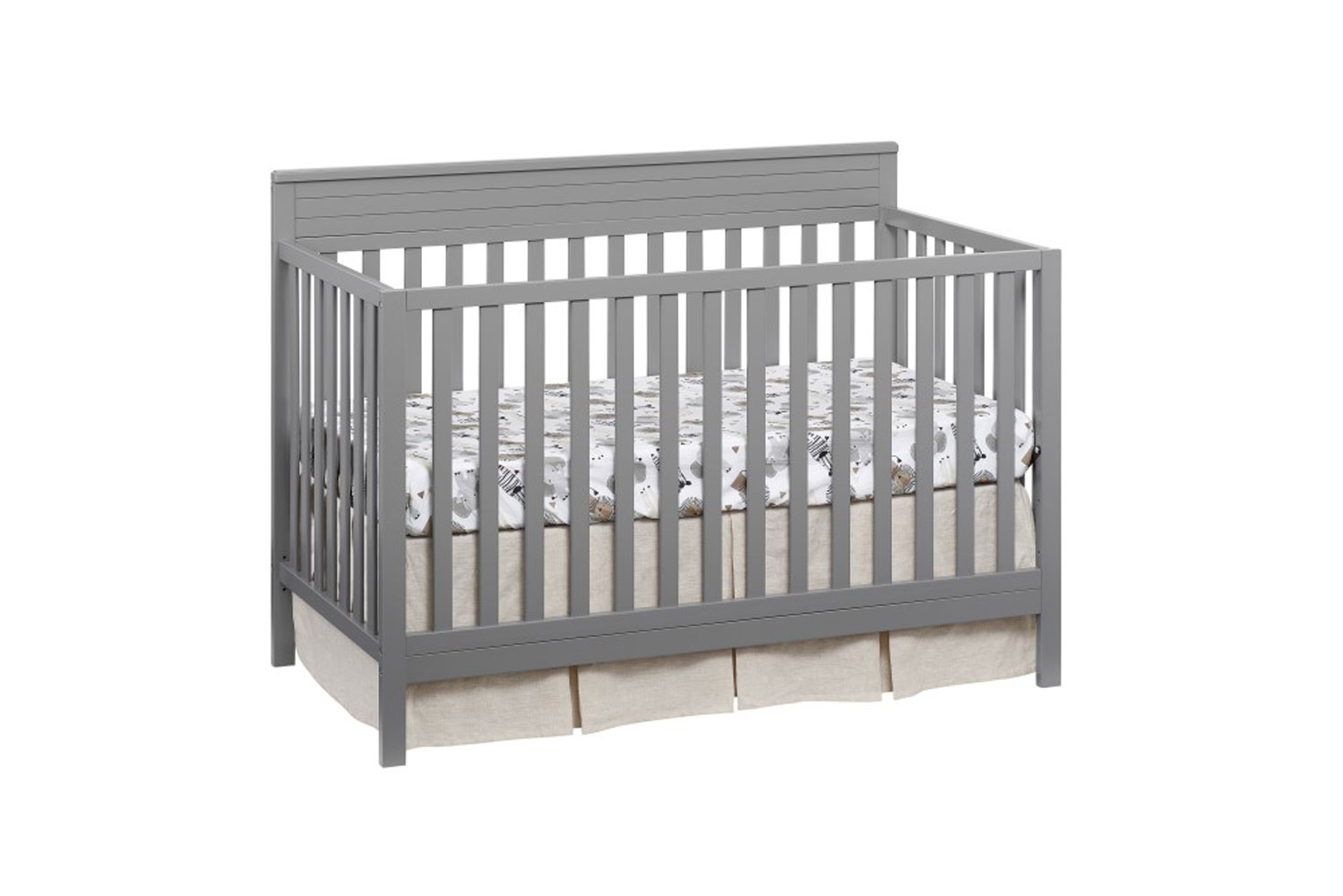 Oxford Baby Skyler 4in1 Convertible Crib Dove Gray R Exclusive