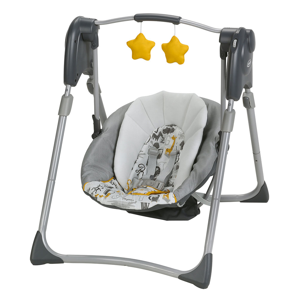 Graco Slim Spaces Compact Baby Swing ABC Babies R Us Canada