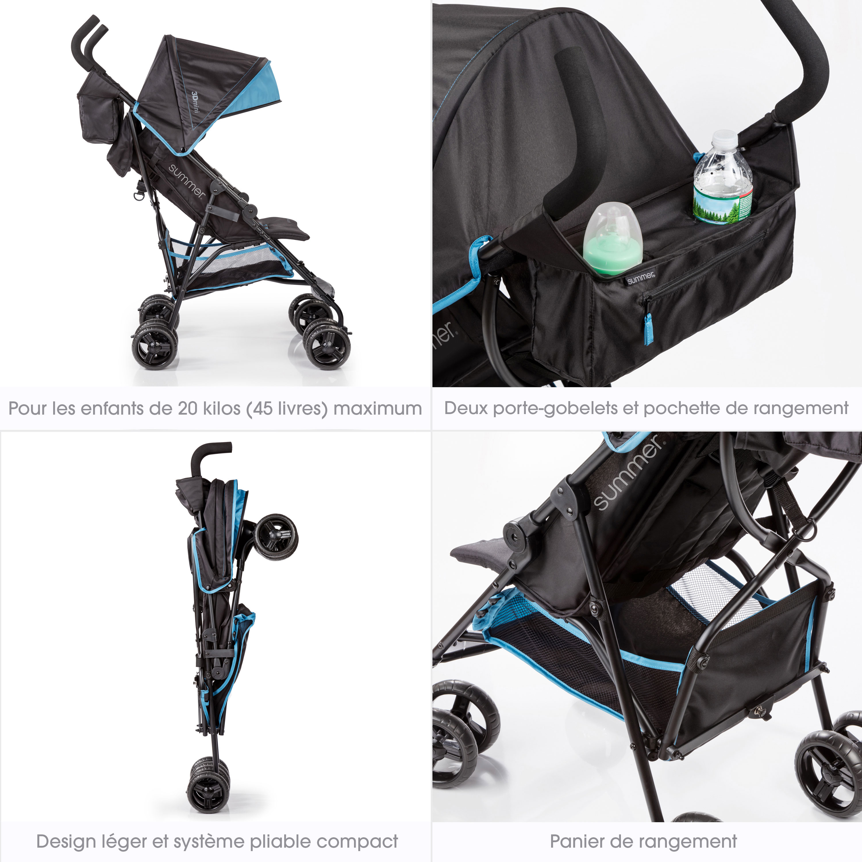 summer infant 3d one convenience baby stroller